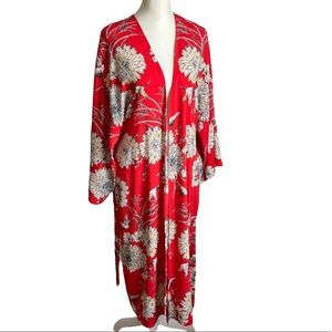 Stunning Red long Kimono
